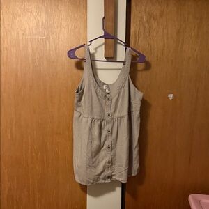 Terra & Sky Beige Button-Front Tank Top